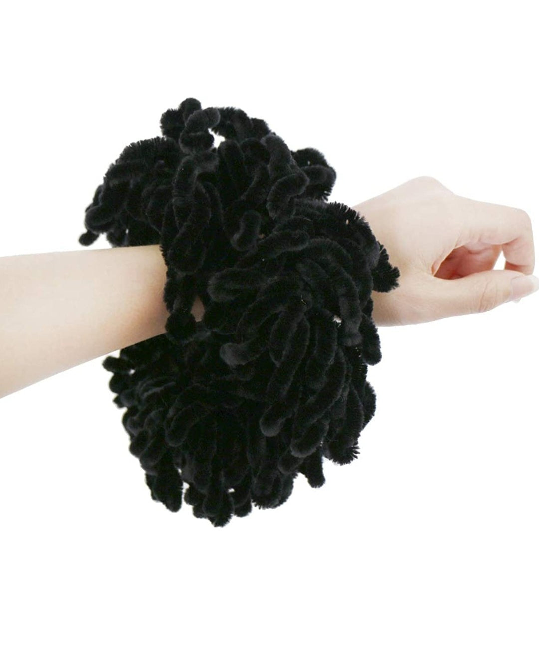 Hijab Volumizer Khaleeji Scrunchie Big Hair Tie Bun Velvet Scarf - Foto 11